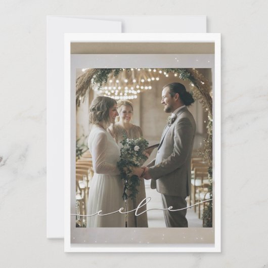 CARTE DE MARIAGE (Devant)