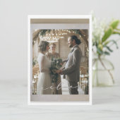 CARTE DE MARIAGE (Debout devant)