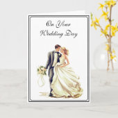 Carte de Mariage (Fleur jaune)