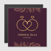 carte de mariage (Devant / Derrière)