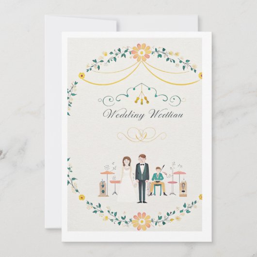 CARTE DE MARIAGE (Devant)