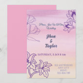 Carte de mariage (Devant / Derrière)