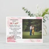 carte de mariage (Debout devant)