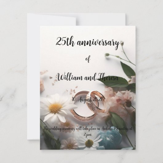 Carte de mariage (Devant)