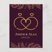 carte de mariage (Devant)