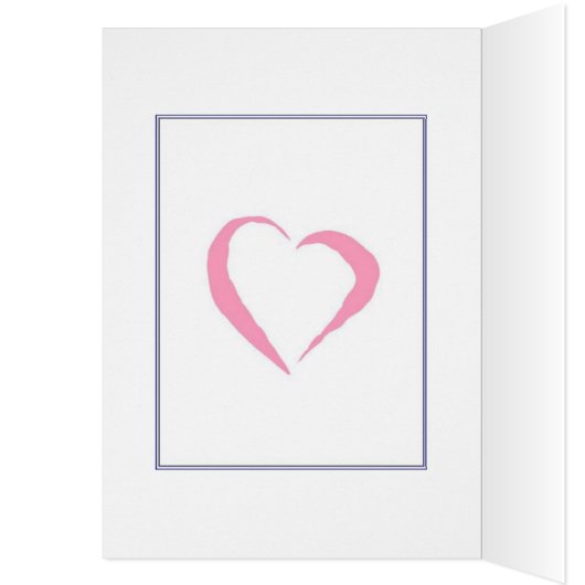 Carte de mariage (Intérieur (Gauche))