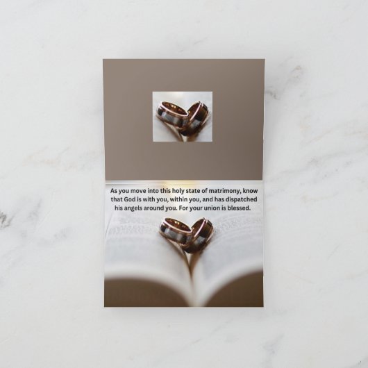 CARTE DE MARIAGE 2 (Intérieur)