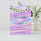 Carte de mariage à Enceinte Holographique d'Inform (Debout devant)