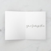 Carte de mariage à l'aquarelle de luxe (Intérieur)