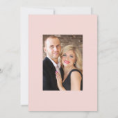 Carte de mariage à l'aquarelle Marsala et florale  (Dos)