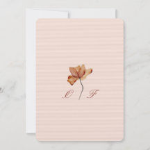 carte de mariage ambiance minimaliste, esthétique