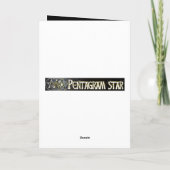 Carte de mariage/anniversaire à motif cœur celtiqu (Dos)