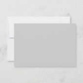 Carte de mariage annulée élégamment regrettable gr (Dos)