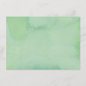 Carte de Mariage Aquarelle Lavender Peony (Dos)