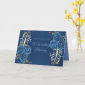 Carte de Mariage Bénédiction de Mariage Pour Votre (Fleur jaune)