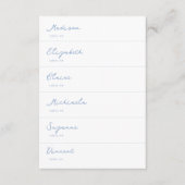 Carte de Mariage bleu Dusty tirée à la main do-it- (Devant)