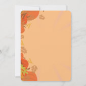 Carte de Mariage Botanique Dorée | Mariage d'Octob (Dos)