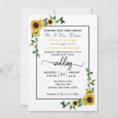 Carte de Mariage campagnard de la grange rustique  (Devant)