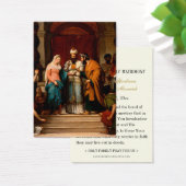 Carte de mariage catholique élégante simple (Bureau)