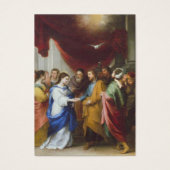 Carte de mariage catholique simple élégante (Devant)