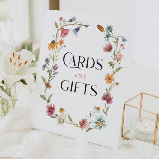 Carte de mariage champêtre, panneau de table pour