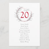 Carte de Mariage chinois moderne (Devant)