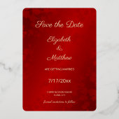 Carte de Mariage Chinois Save The Date (Verso)
