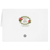 Carte de mariage chrétienne catholique (Dos Horizontal)