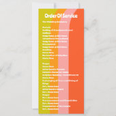 Carte de Mariage de commande de service Retro Citr (Devant)