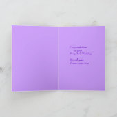 Carte de mariage de conte de fées (Intérieur)