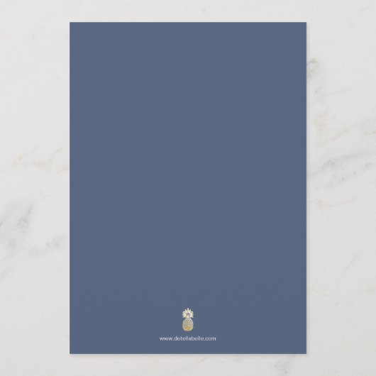 Carte de Mariage de crabe côtier (Dos)