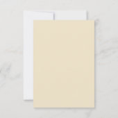 Carte de mariage de destination en Colombie (Dos)