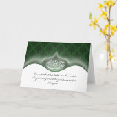 Carte de mariage de félicitations de DUA de (Fleur jaune)