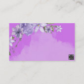 Carte de Mariage de l'écriture (Dos)