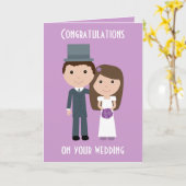 Carte de Mariage de mariée et de chambre (Fleur jaune)