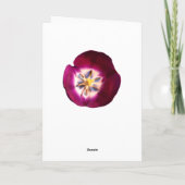 Carte de Mariage de Merci de Tulip violet (Dos)