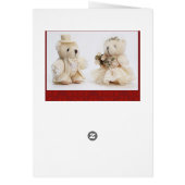 Carte de mariage de nounours (Dos)