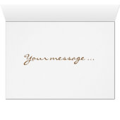 Carte de mariage de plage de destination de (Intérieur Horizontal (Bas))