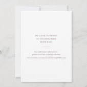 Carte de mariage de plage 'Save The Date' avec feu (Dos)