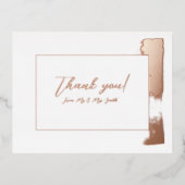 Carte de mariage de remerciement refusée (Recto)