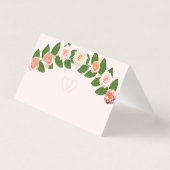 Carte de Mariage de remplissage Laurel & Rose Flow (Back)