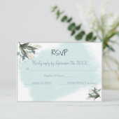 Carte de Mariage de réponse RSVP (Debout devant)