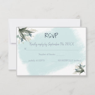 Carte de Mariage de réponse RSVP