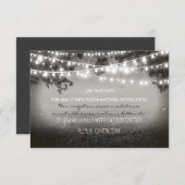 carte de mariage des lanternes de nuit pour toute  (Devant / Derrière)