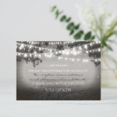 carte de mariage des lanternes de nuit pour toute  (Debout devant)