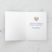 Carte de Mariage Deux Cœurs Deviennent Un (Intérieur)