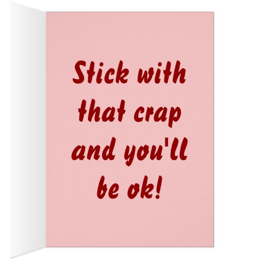 Carte de mariage drôle (Intérieur (Droit))