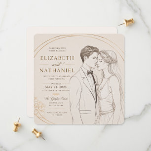 Carte de mariage éditable et imprimable