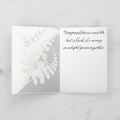 Carte de mariage élégante (Intérieur)