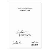 Carte De Mariage Élégante Et Minimale Avec Choix D (Par défaut)